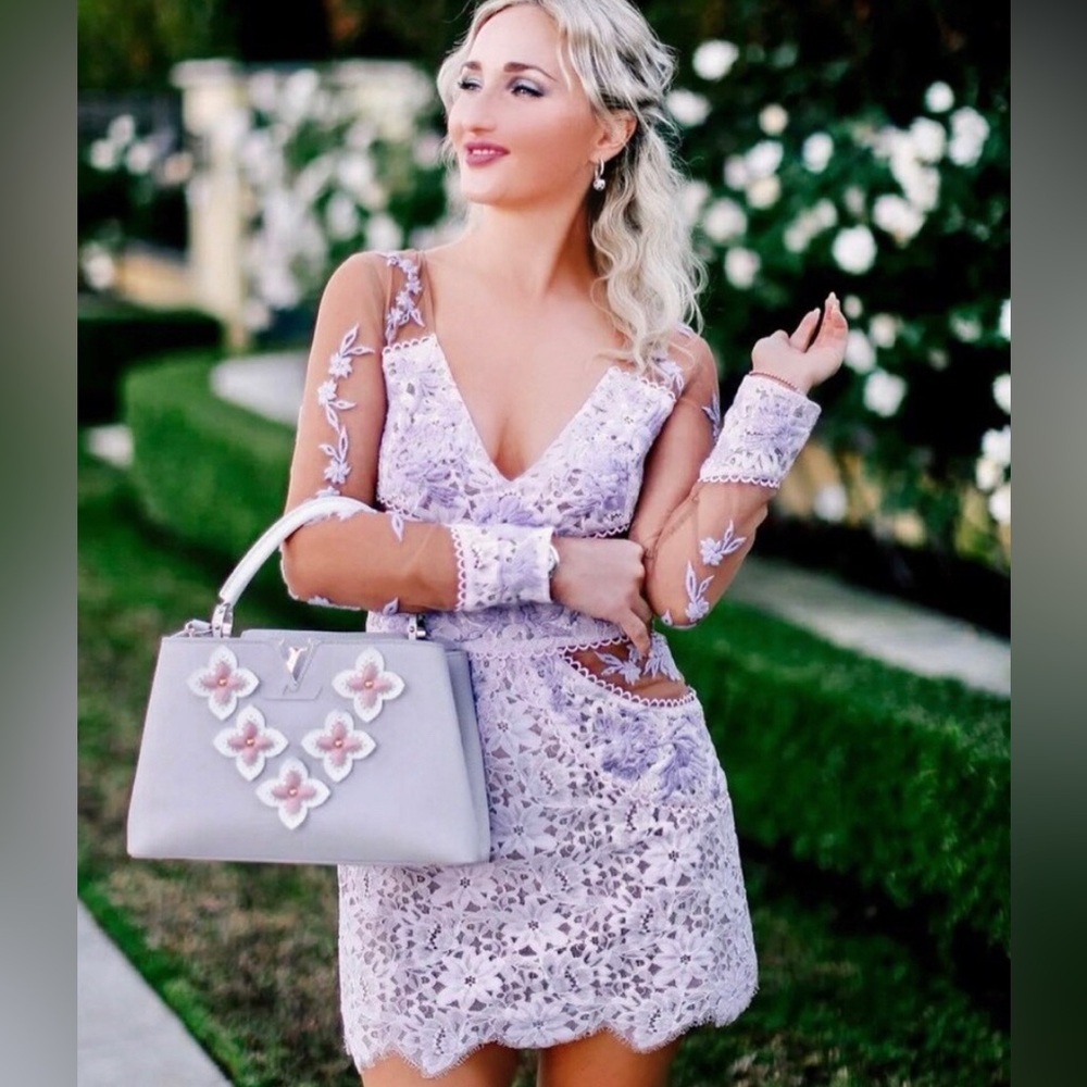 For Love And Lemons Lilac Matador mini dress Size Small
